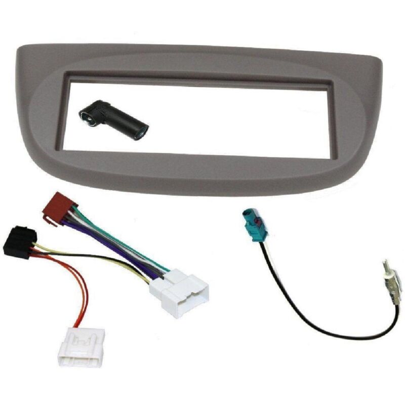 Kit Installation Autoradio KITFAC-217-2 compatible avec Renault Twingo - Gris