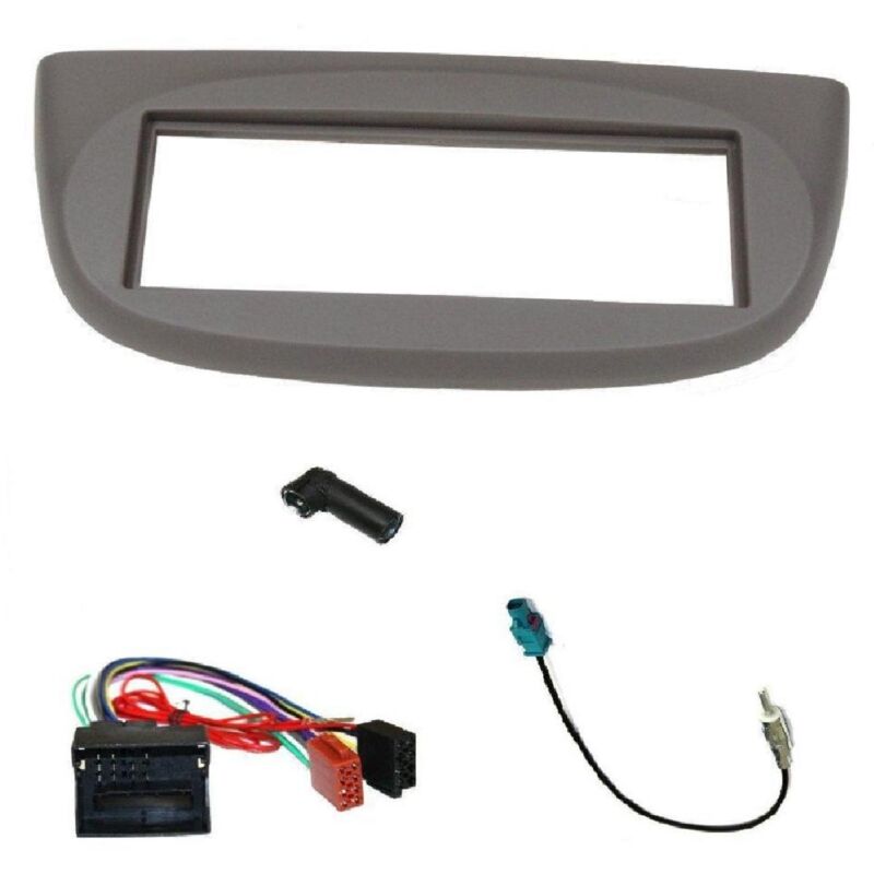 Kit Installation Autoradio KITFAC-217 compatible avec Renault Twingo 2007-2013 - Gris