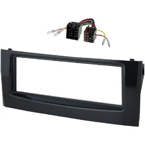 Kit Installation Autoradio KF187C - ADNAuto - compatible avec Fiat Punto 05-10 - Noir brillant