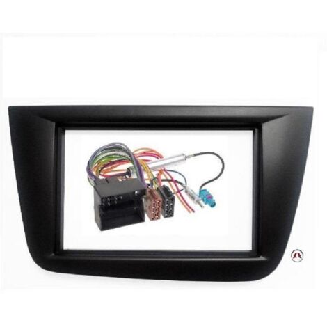Kit Installation Autoradio KITFAC158FK compatible avec Seat Altea Toledo CanBus - Noir