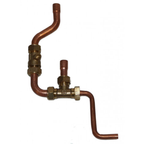 Kit installation neuve, douilles plus robinets pour Fluendo Plus (but/pro)