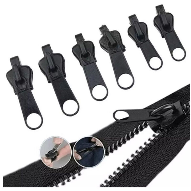 Kit instantané de réparation de glissière Zip, Pack de remplacement de sauvetage amovible à glissière fixe, Ensemble de fermeture éclair instantanée