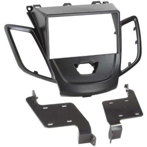 Kit integration 2 din compatible avec Ford Fiesta noir sans ecran origine