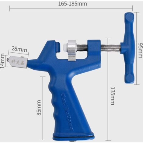 Kit integrato 2 in 1 per il taglio di piastrelle in vetro, strumento di taglio professionale da 2 mm a 20 mm