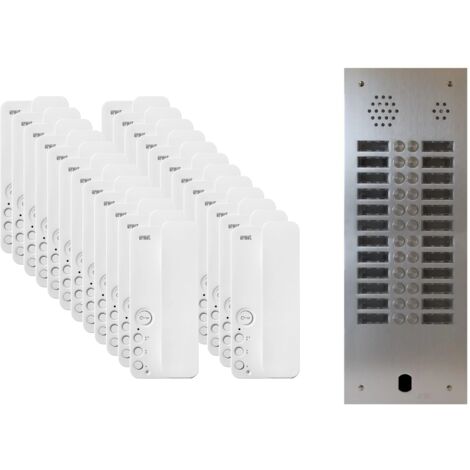 Kit interphone 2 rangées avec 24 combinés URMET Collectif