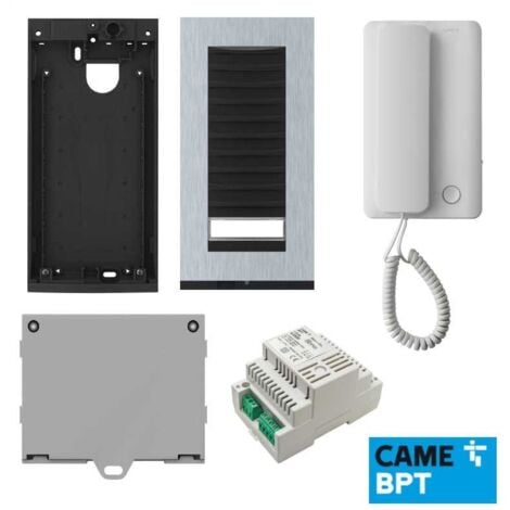 Kit interphone CAME pour une famille AGTK200A03 AGT A200 + TARGHA - BPT 8K40CA-006