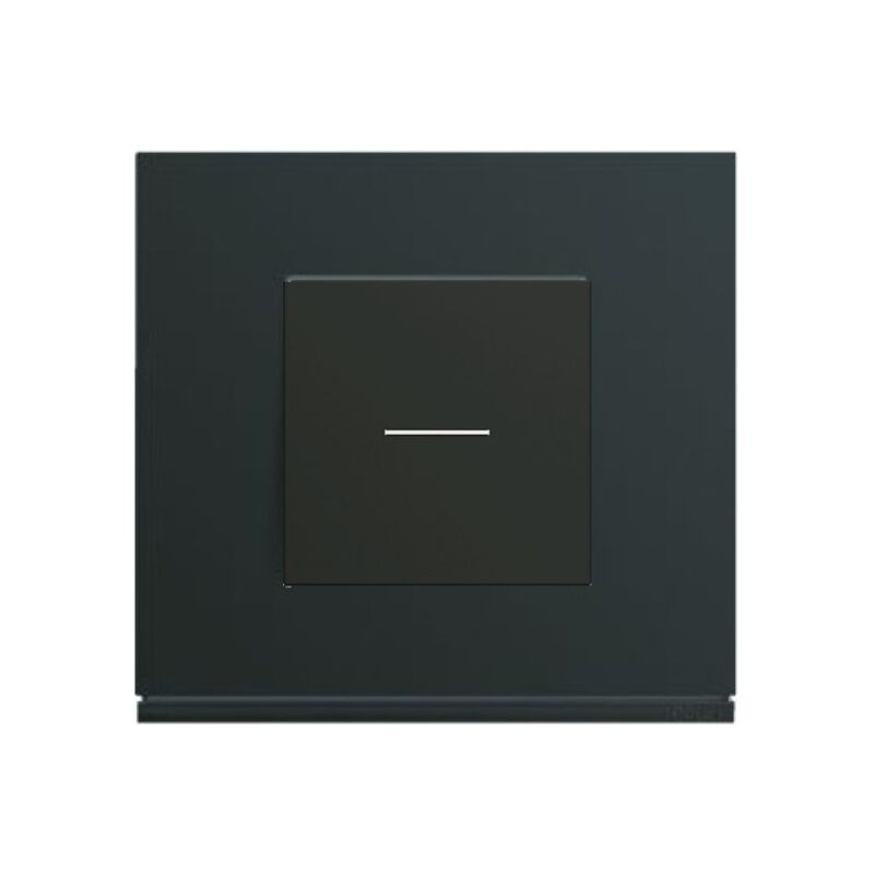 Hager - kit interrupteur avec voyant gallery couleur noir gal-intvoy-n