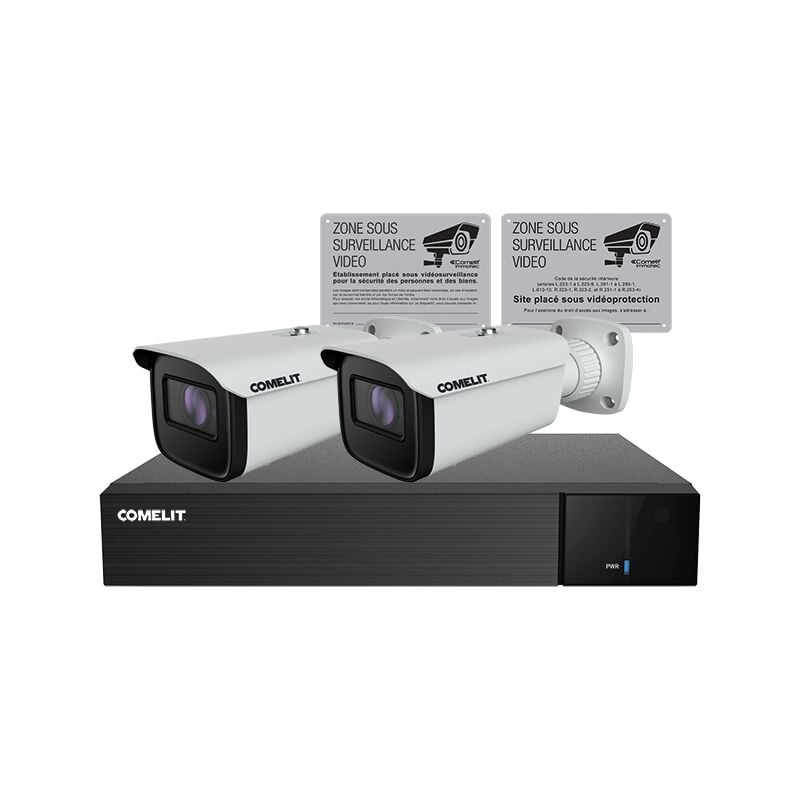 Comelit - Kit Vidéosurveillace 1 Enregistreur + 2 Caméras ip - IPBKIT4N04PAFR