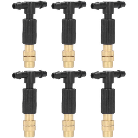 Kit irrigation brumisation 10 têtes arrosage micro-jardins, connecteur 3 voies, refroidissement