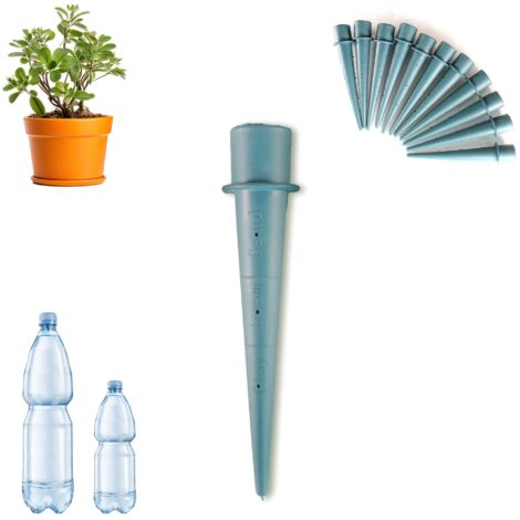 Kit Irrigation - Lot de 12 Cones Arrose Plantes - Goutte à Goutte - Arrosage Automatique Plantes - Kit pour Bouteille