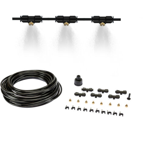 Kit Irrigazione A Nebulizzazione 15 M Per Piante, Gazebo E Giardino