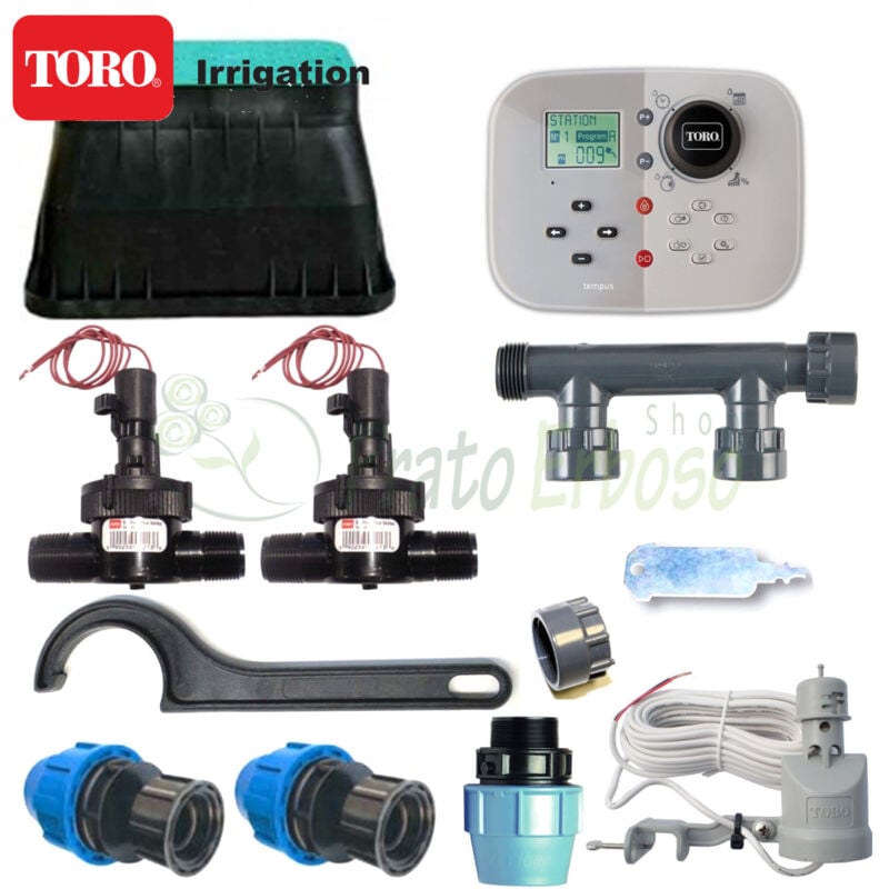 Kit irrigazione Toro Tempus a 2 zone 24V