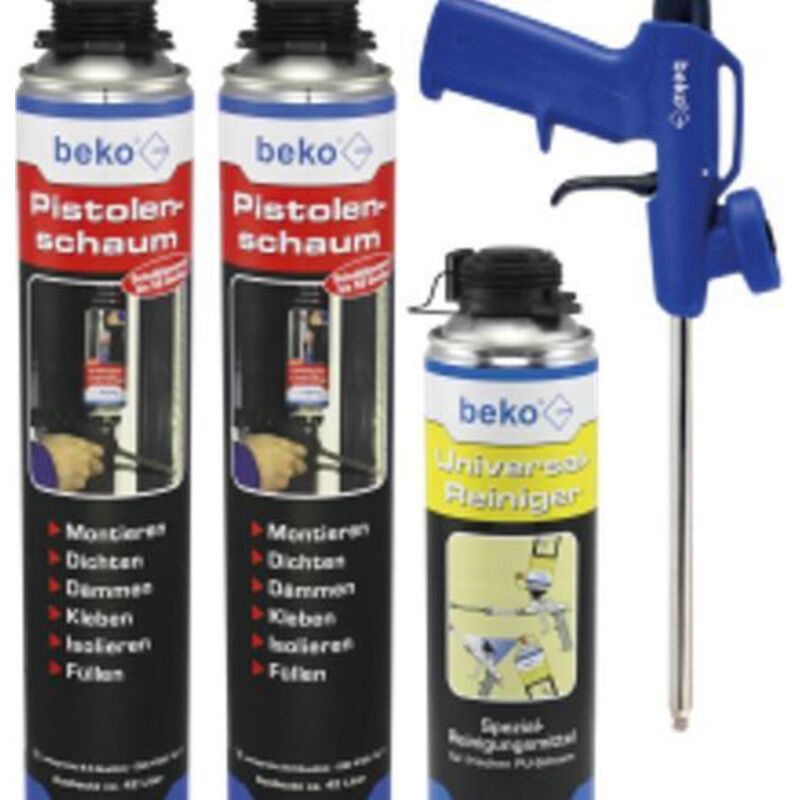Kit Isolamento Beko Pistola Poliuretano Blu 55 litri