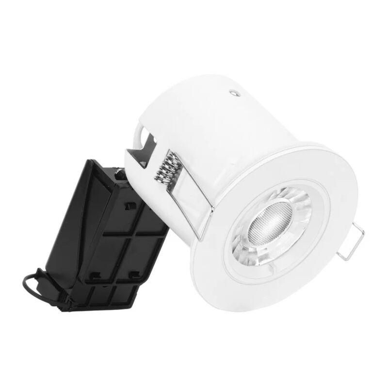 EN-AL110W/40 kit spot encastré - aluminium - fixe - GU10 - 5W - 4000K - blanc - IP65 - Aurora