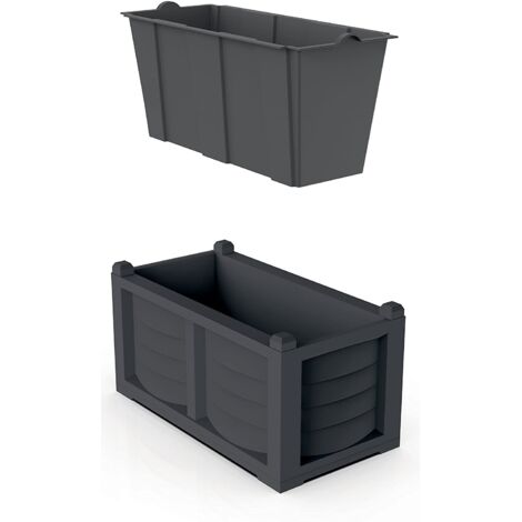 Kit jardinière effet fer forgé