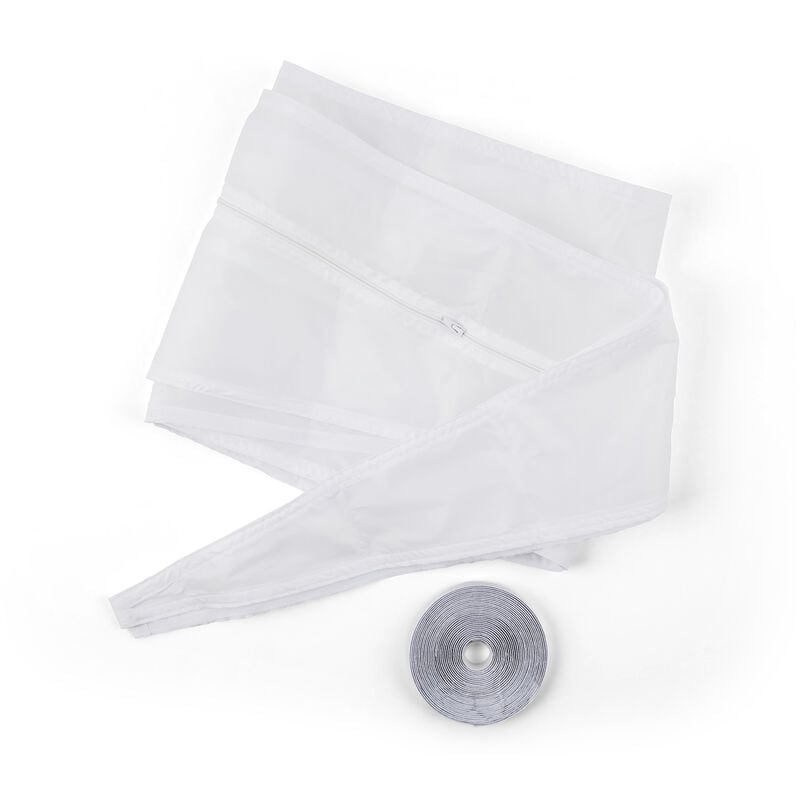 Klarstein - kit joint de fenêtre fermeture à glissière de 3,9 m Bande autoagrippante