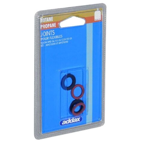 KIT JOINTS BUT PROP 2 NOIRS+2ROUG 2 ROUGES 20X150 + 2 NOIRS G1/2 ADDAX NI4002C/06