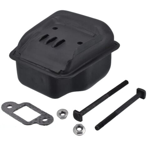 SJLERST Kit D'échappement De Silencieux, Silencieux D'échappement De Tronçonneuse Avec Joint Pour Husqvarna 385 390 372 371 365 362 503765301 544029501 84062898