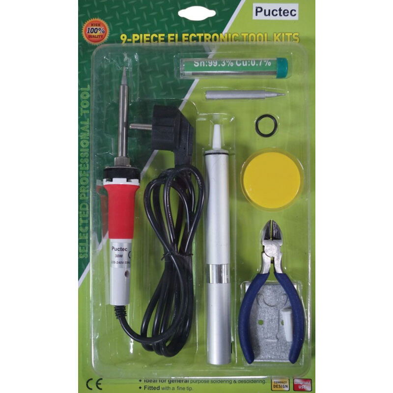Kit Kit de soudage 9 pièces sous blister Zd-920c