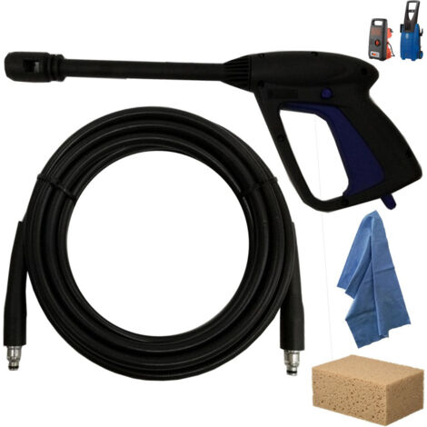 Kit Pulizia Scarichi 10m Per Idropulitrice - Ugello Rotante E A Getto, Per Karcher Serie K E LAVOR