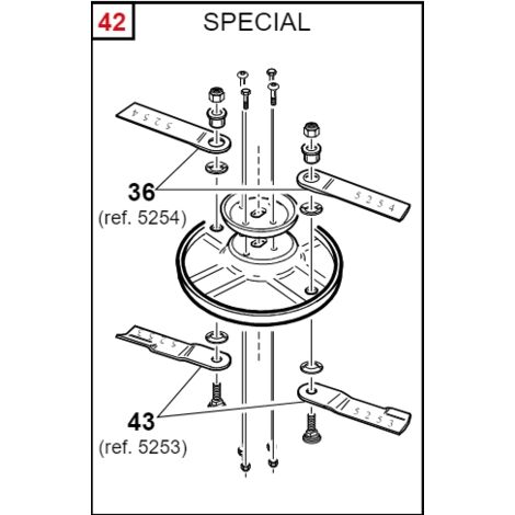 Kit lama corta disco sinistro ORIGINALE GIANNI FERRARI piatto PG 126 95139102000