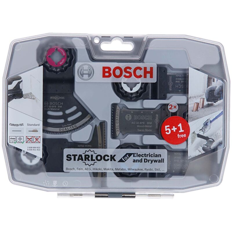 Bosch - Set Starlock per elettricisti e stuccatori - 2608664622