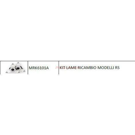 Kit lame ricambio robot rasaerba modelli RS ROBOMOW MRK6101A