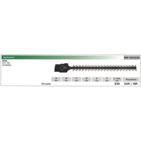 Kit lame supérieure / inférieure IKRA Taille-haie EHT 700 041630