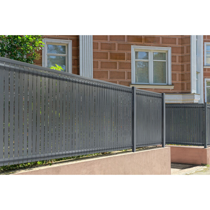 Casanoov - Kit lamelles occultantes pvc 2m cinto H.100cm Gris