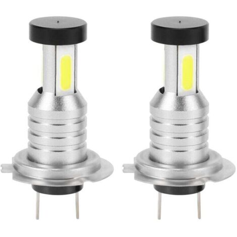 Kit lampadine per fari a LED H7 da 2 pezzi, 100 W, 30000 LM, Super 6000 K bianco