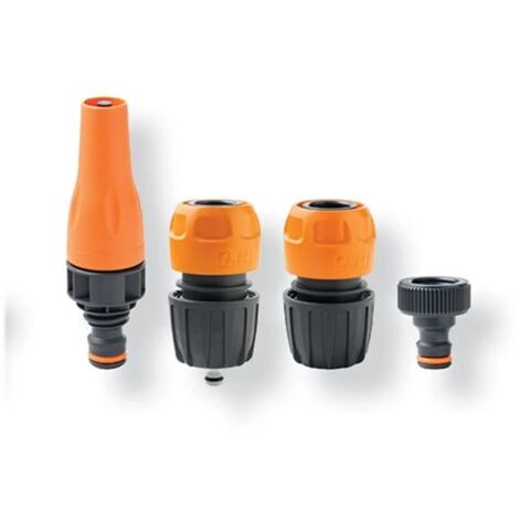 Kit lancia giardino +2 raccordi portagomma universali - g.f.
