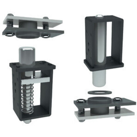 KIT LATO CARDINE E PIASTRE 913 PER CANCELLO 30X40 MM- 1,0 confezione