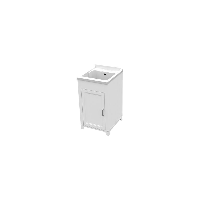 Mongardi Kit Lavatoio Resina Antiacido Cm. 45x50 Bianco