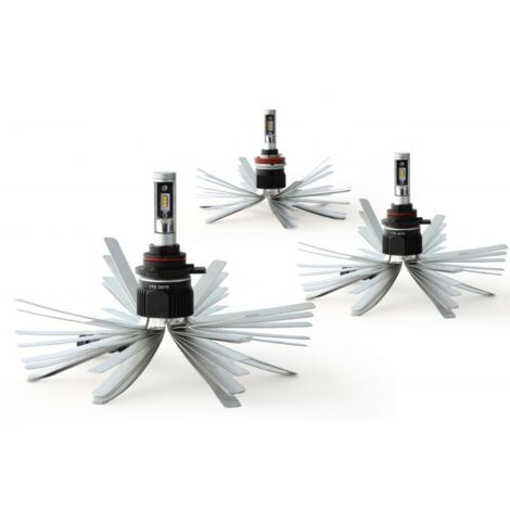 Kit LED 2x HB3 + 1x H11 Xenled - 6000Lm - Moto - 12V/24V
