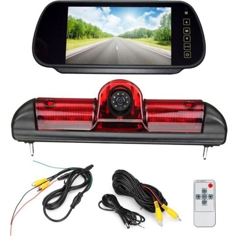 Kit LED Caméra de Recul Voiture Etanche - 7 pouces TFT LCD Moniteur - Pour Fiat Ducato Peugeot Citroën Boxer Relay