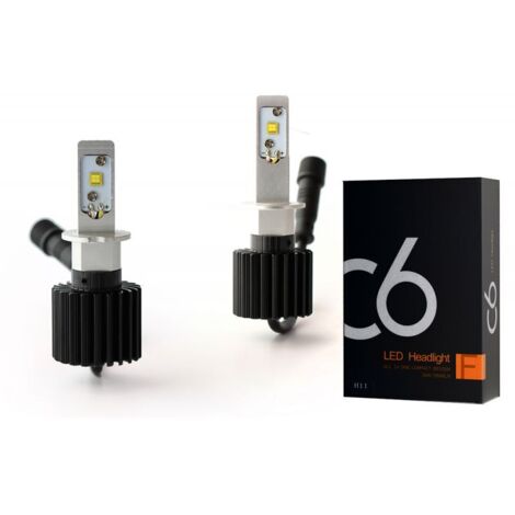 Kit LED H1 + H3 Xenled - 6000Lm - Moto - 12V/24V