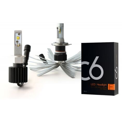 Kit LED H1 + H4 Xenled - 6000Lm - Moto - 12V/24V
