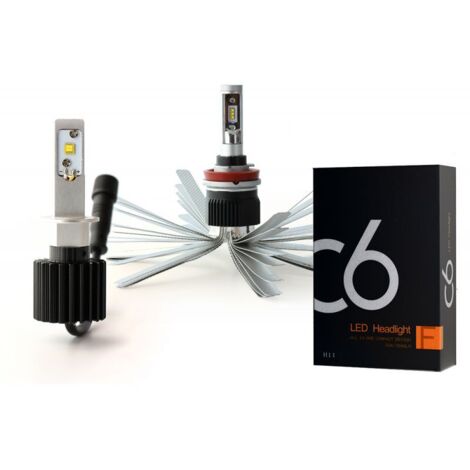 Kit LED H1 + H8 H9 Xenled - 6000Lm - Moto - 12V/24V