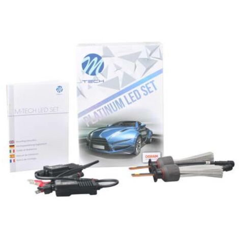 Kit LED H7 - REFROIDISSEMENT A LAMELLES-5200LM - 40W - 5700K
