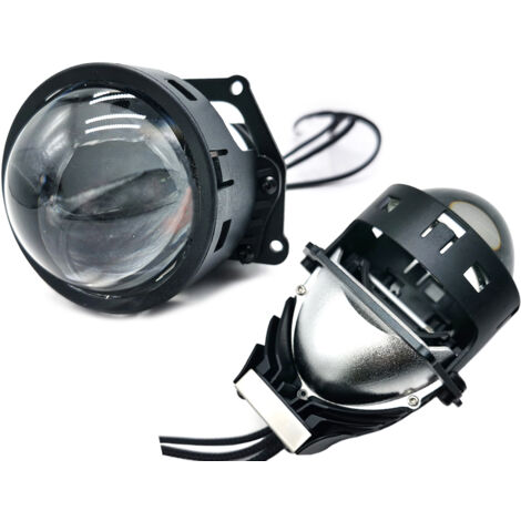 Kit Lenticolare Full Led Proiettore Bi-Led 3 Pollici 45W Universale Retrofit Compatibile Hella 5