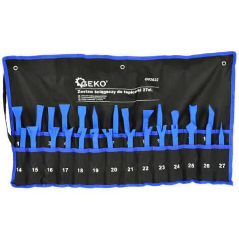 KIT LEVE 27pz SMONTAGGIO PANNELLI PLASTICA CRUSCOTTO AUTO G02632 GEKO