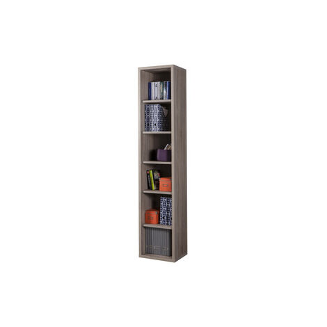 KIT LIBRERIA DISEGNO ROVERE CM. 35,5X44X217H 6 VANI