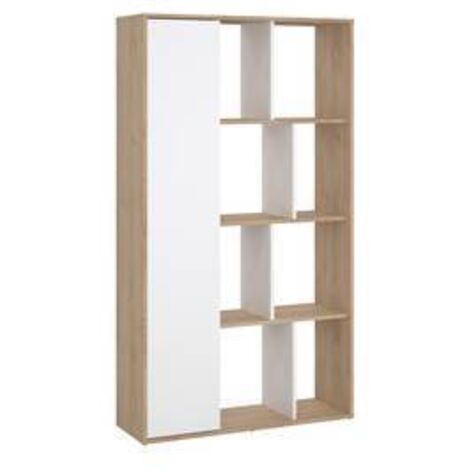 KIT LIBRERIA MAZE 89X30X157 QUERCIA/BIANCO L.