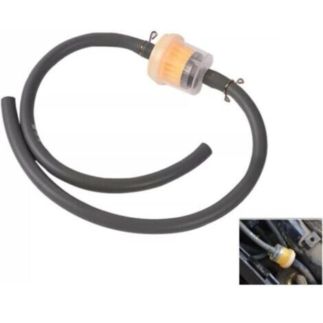 Kit Ligne de Carburant,Comprend 1 Filtrs à Carburant de Serrage,Idéal pour Moteurs monocylindres 110/125/150/175/200 cylindrée,40cm