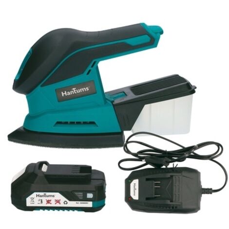 Kit lijadora inalámbrica con batería 20V