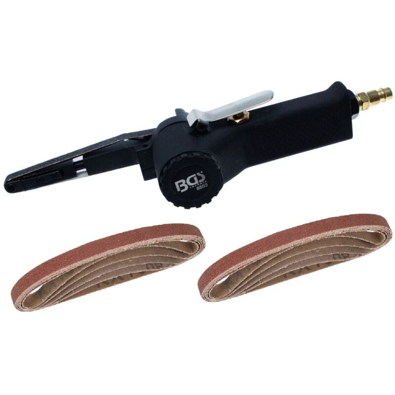 Lime pneumatique bgs + 10 bandes abrasives assorties