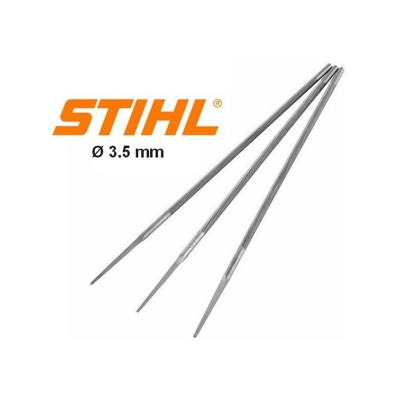 Stihl - Kit lime ronde affutage chaine tronçonneuse 3.5 mm 3