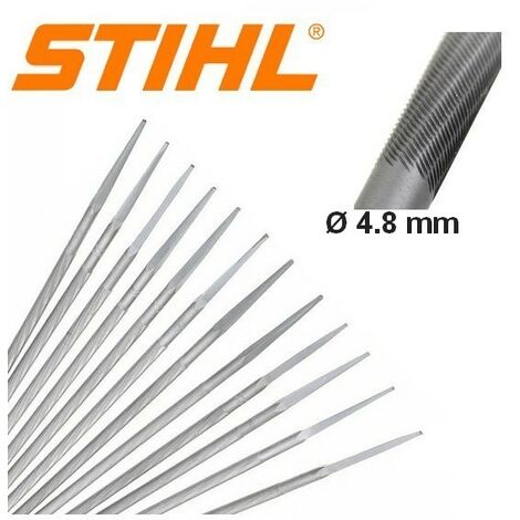 Kit lime ronde affutage chaine tronçonneuse Stihl 4.8 mm