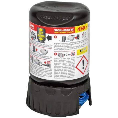 Kit liquido sigillante per pneumatici 450 ml