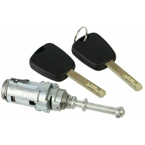 KIT lock + cylinder for front left door Citroen C2 C3 C3 PLURIEL + 2 keys -
